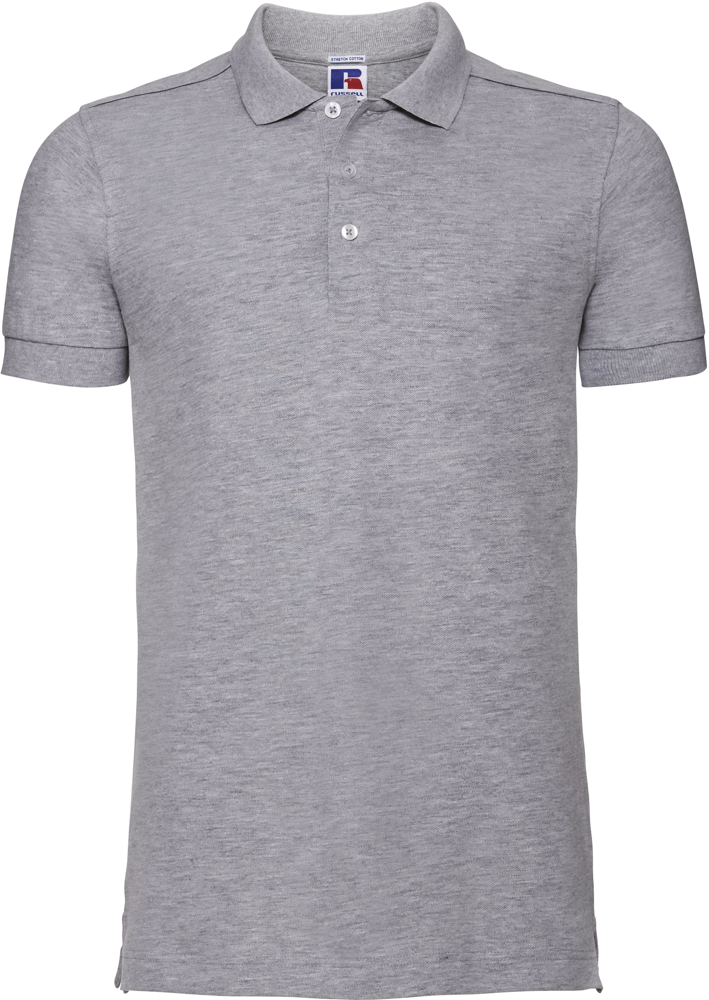 RU566M - Men's Stretch Polo Shirt - Light Oxford