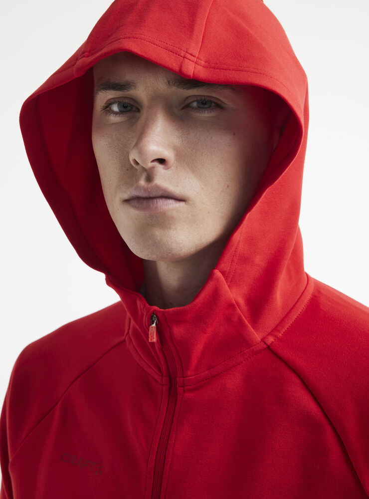 Craft - CORE Soul Full Zip Hood M Bright Red 3XL