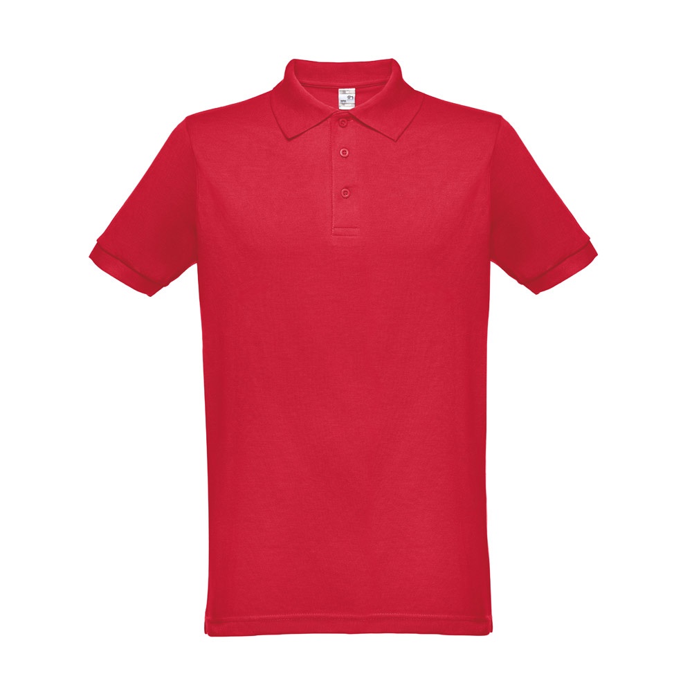 THC BERLIN. Herenpolo met korte mouwen - Rood
