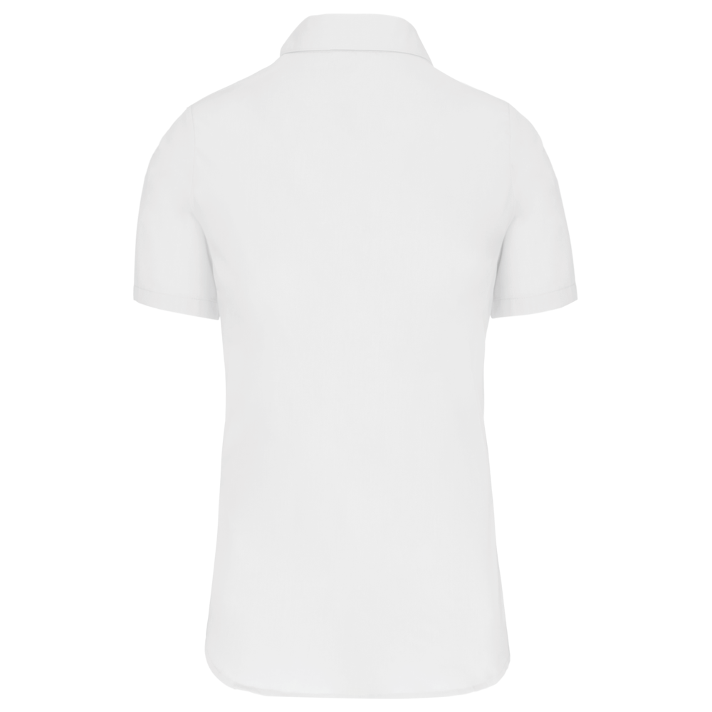 K544 - Dames Poplin Blouse Korte Mouwen