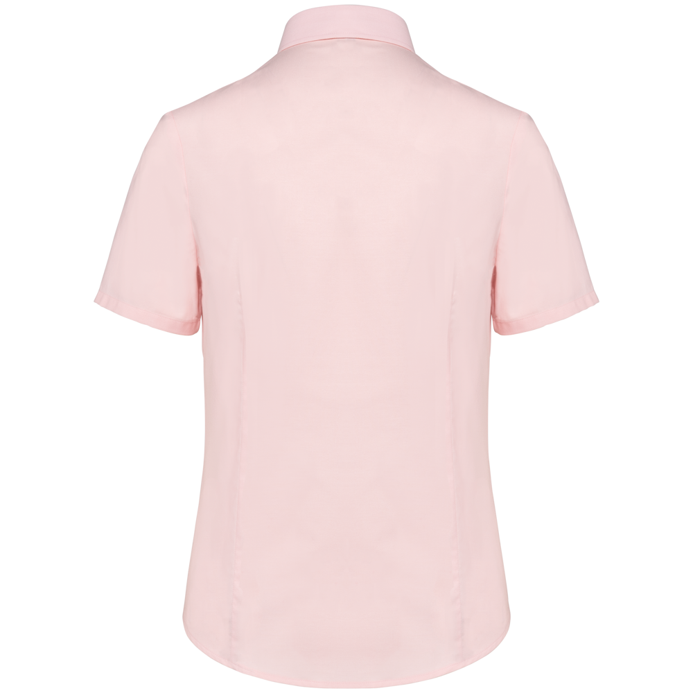 K536C - Dames Oxford blouse korte mouwen