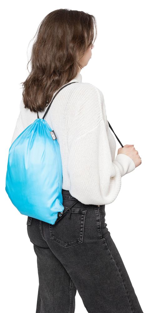 Gerecyclede rPET polyester (210D) trekkoord rugtas Enrique