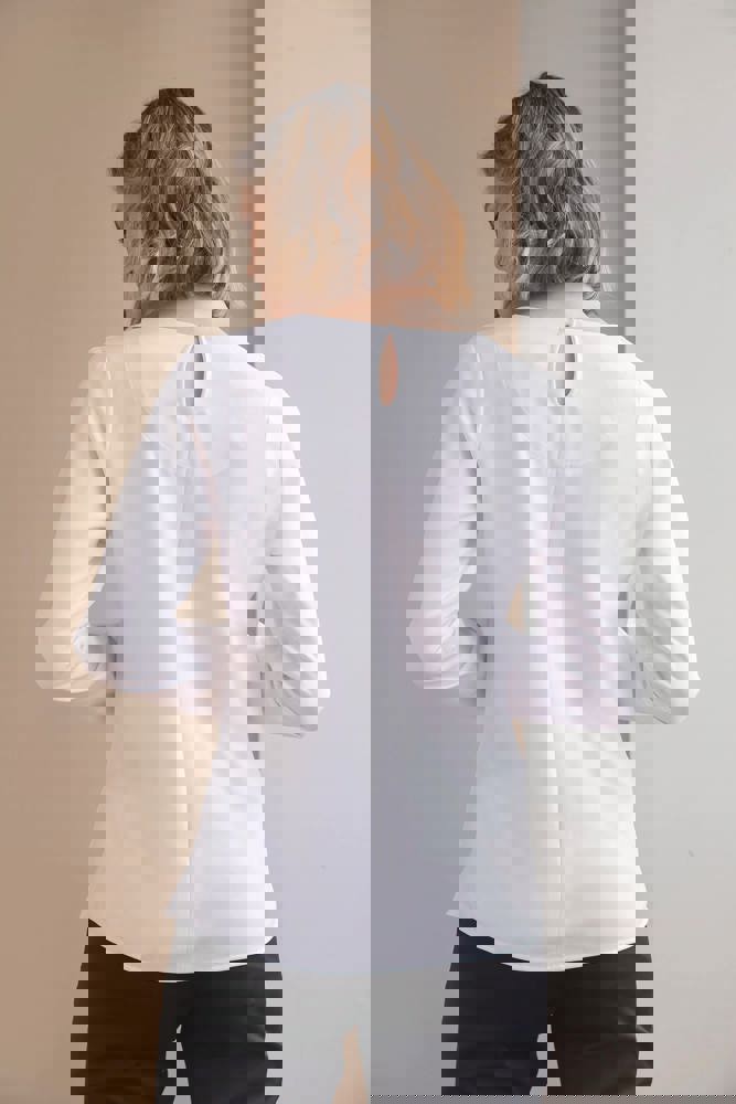 H598 - Blouse met lange mouwen