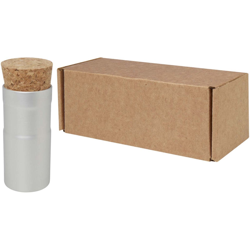 Hey Pots tuin voor op het bureau met bloemenmix - Zilver