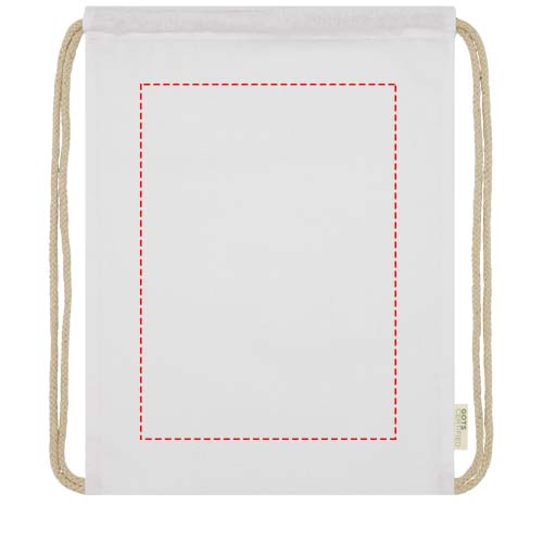 Orissa organisch katoenen rugzak van 140 g/m² met trekkoordsluiting 5L