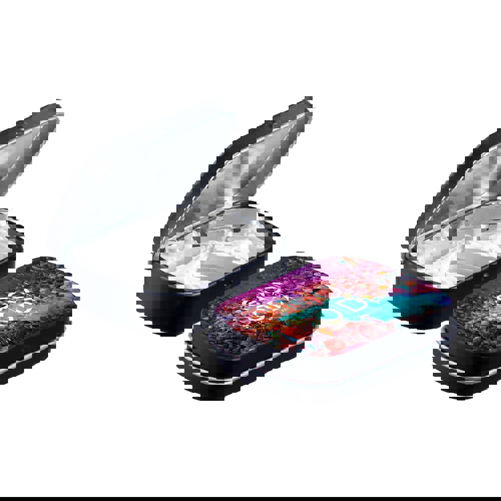 Mini scharnierblikje met vorm pepermunt